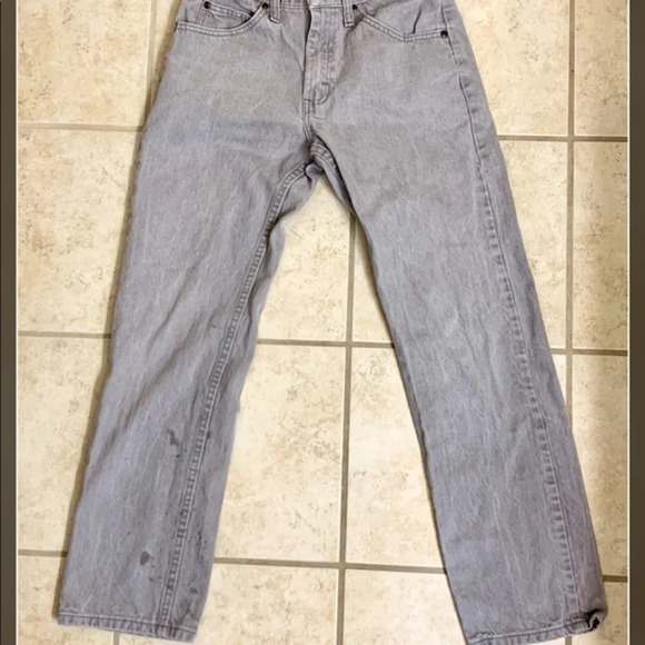 Men Grey Lee Jeans, 30x30 - Picture 5 of 9